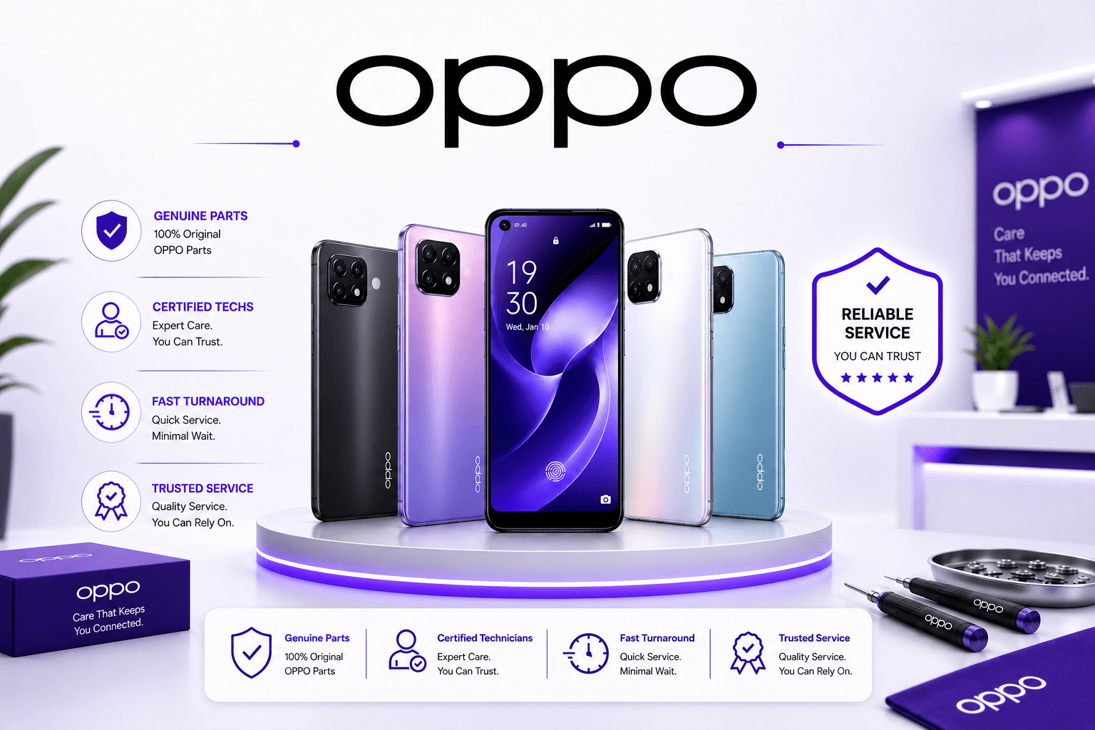 Start an Oppo repair